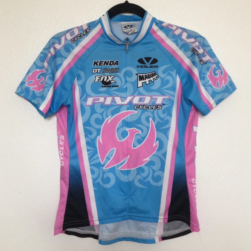 Voler Pivot Cycles Women’s Jersey, pink/blue, M